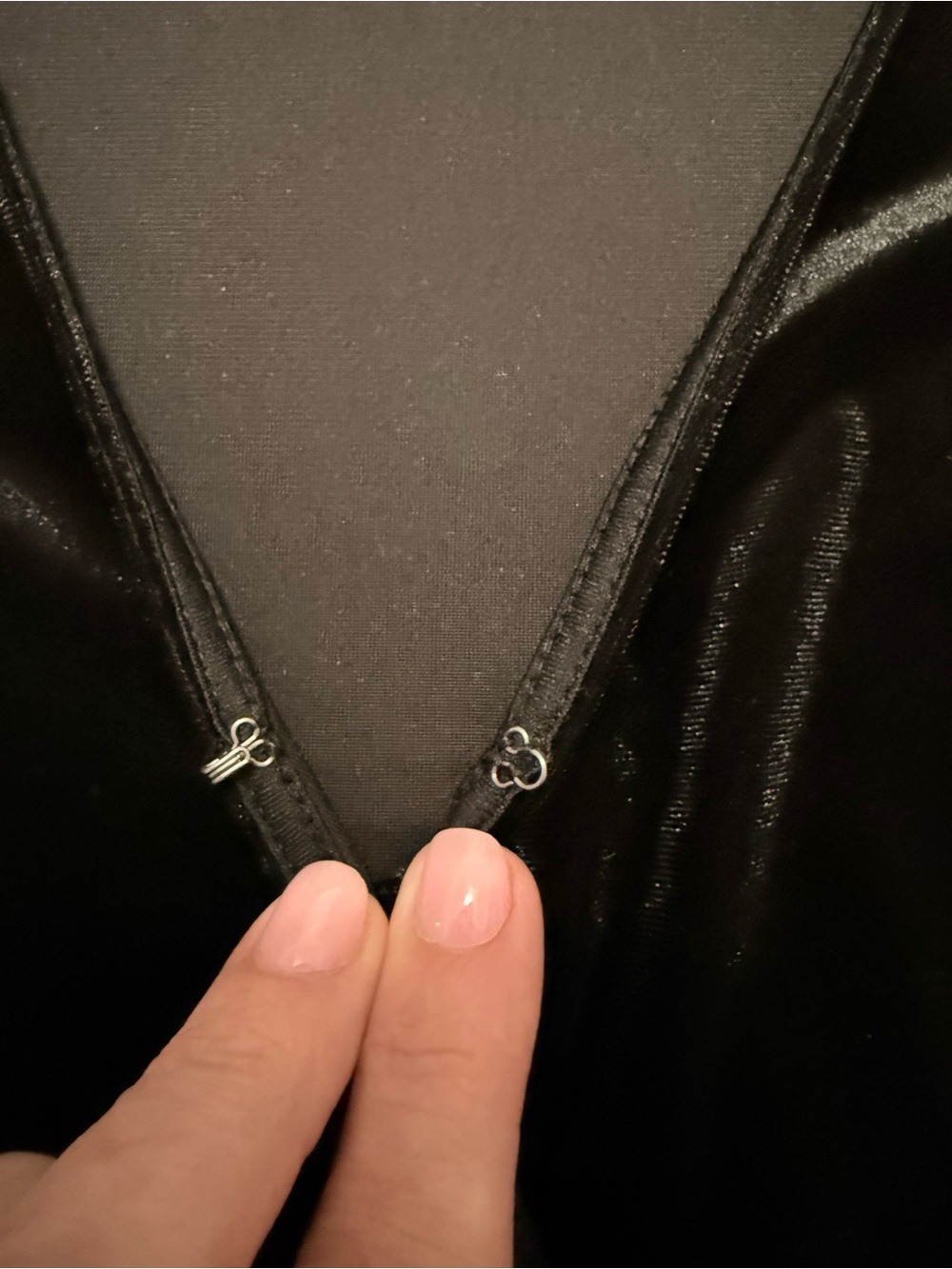 Banana Republic Black Velvet Wrap Top - Picture 5 of 8